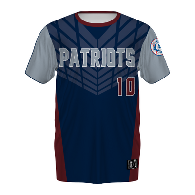 Babe Ruth Youth FreeStyle Sublimated V-Neck Baseball Jersey