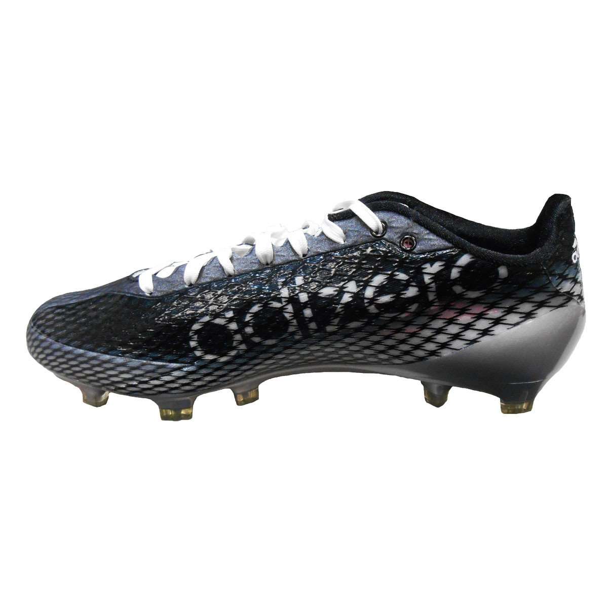 all black adizero football cleats