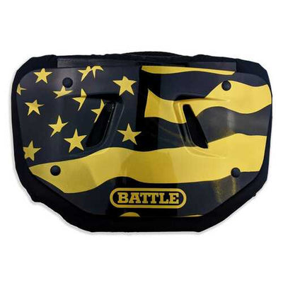 Decorated Football Back Plates for Adults, Youth