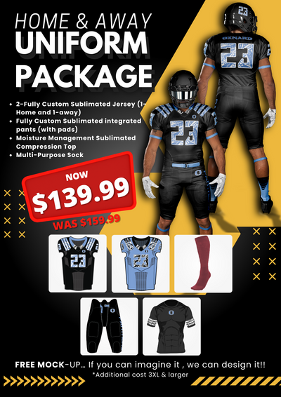 Battle Sports Custom Alpha Football Uniform Package