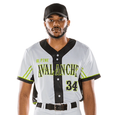 FreeStyle Sublimated Faux Full-Button Baseball Jersey