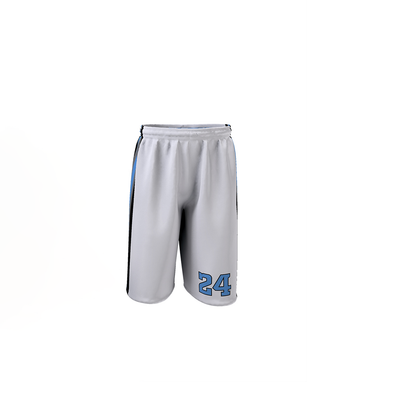X4 Navy Blue Custom Lacrosse Shorts for Adults and Youth | YoungSpeeds 2 - Reversible