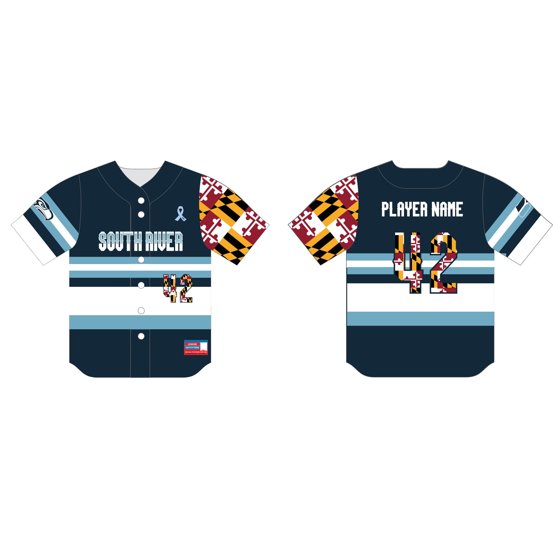 custom tackle twill baseball jerseys