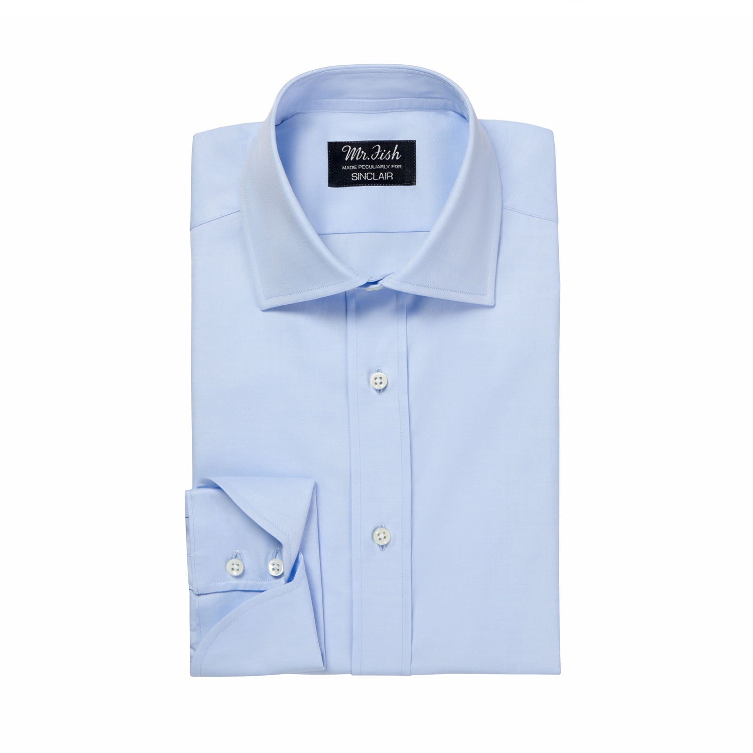 Mr Fish X Sinclair | Cocktail Cuff Shirt in blue – Mason & Sons US