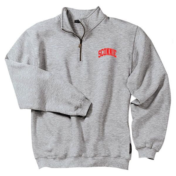 quater zip sweatshirt