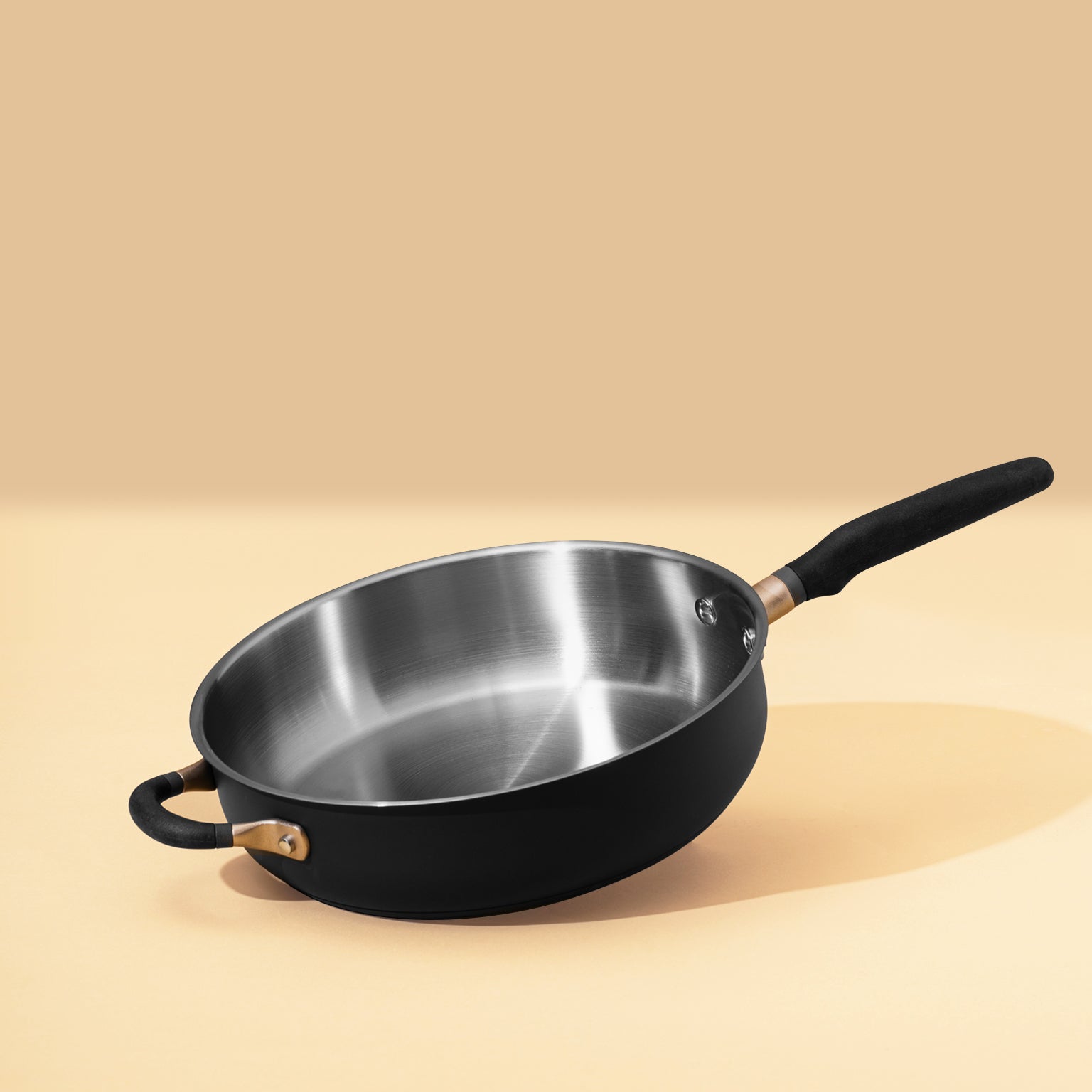 Chef’s Classic Stainless Steel Sauté Pan with Lid, 5.5 Quart