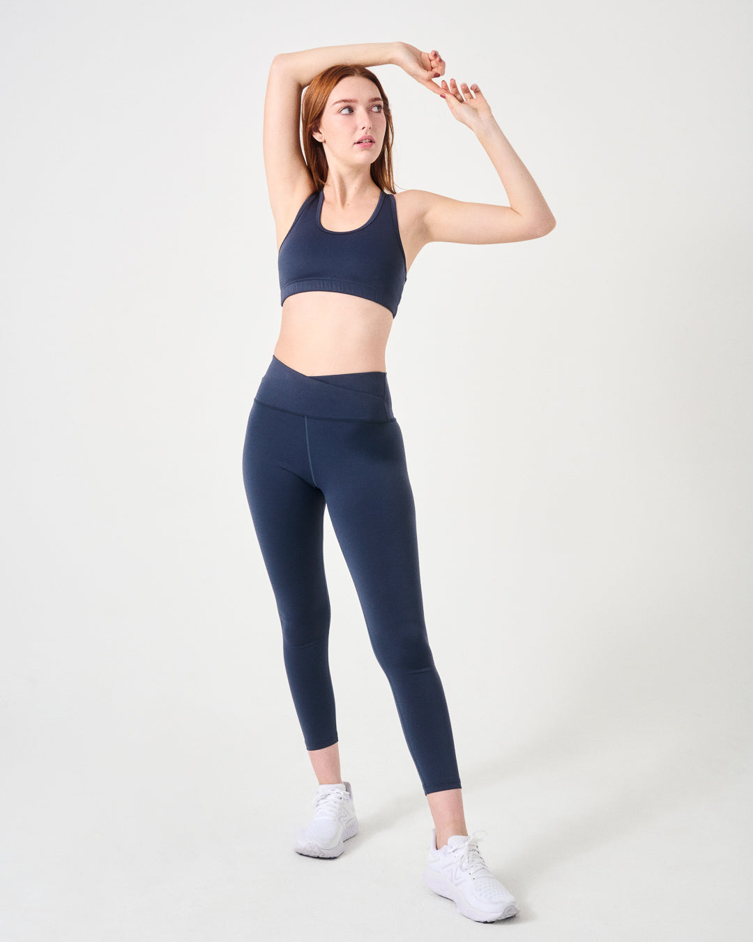 Buy Navy Blue Active New & Improved High Rise Sports Sculpting