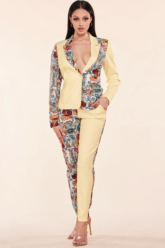 Mix & Match Two Piece Scarlett Blush Dressy Pant Suit Set – STEVEN