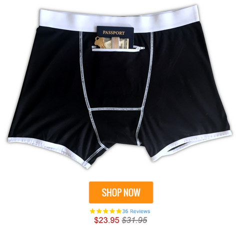 The Ultimate Travel Underwear -- Protect your Passport and