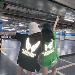 Reflective Wings Oversize T-Shirt