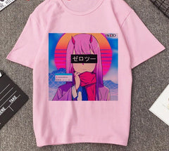 Aesthetic Cartoon Vaporwave T Shirt