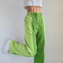 Vintage Patchwork Corduroy Pants