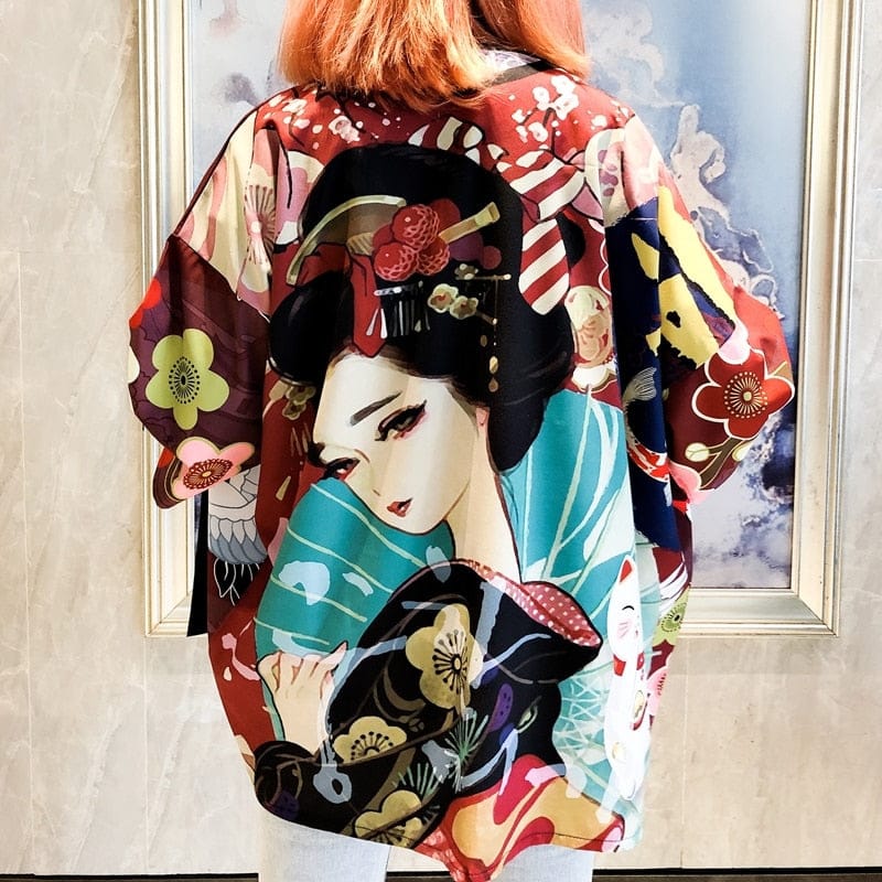 Kimono japonés estético Harajuku