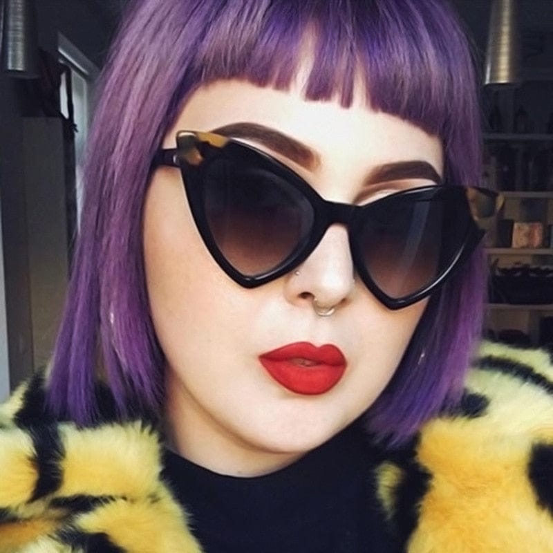 Klassische Vintage-Cat-Eye-Sonnenbrille