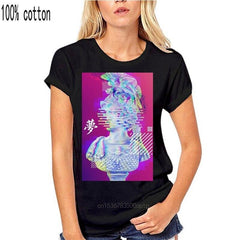 Julius Caesar Statue Vaporwave T-Shirt