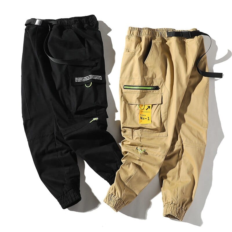 Urban Men Trousers Multi-Pocket Pants