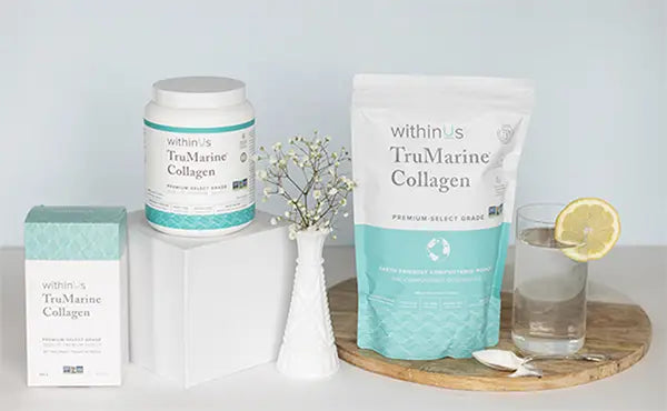 a Display of our Collagen Collection