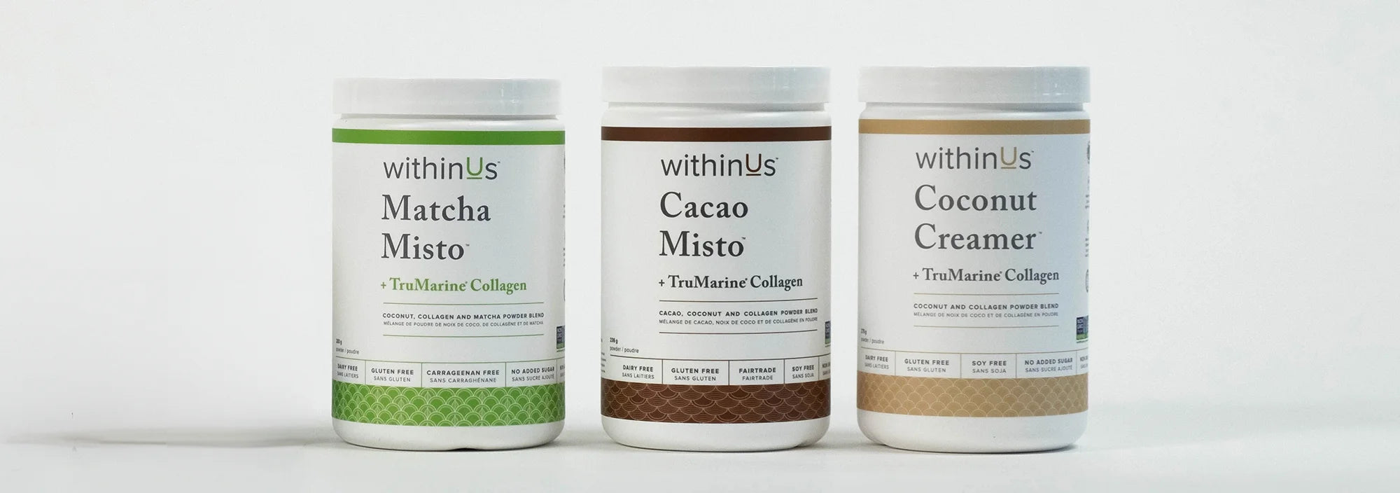 使用 WithinUs +TruMarine 胶原蛋白产品提升健康水平