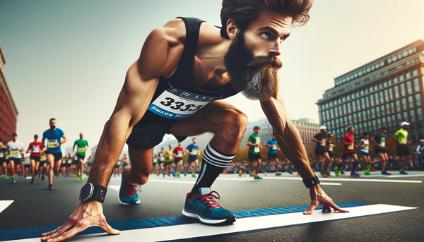Bearded Marathon Runner