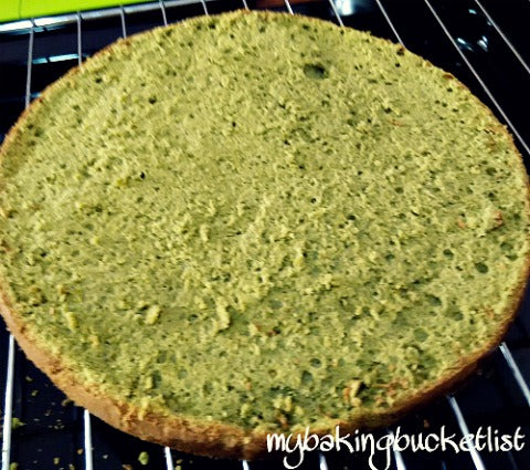Matcha green tea cake by @mybakingbucketlist