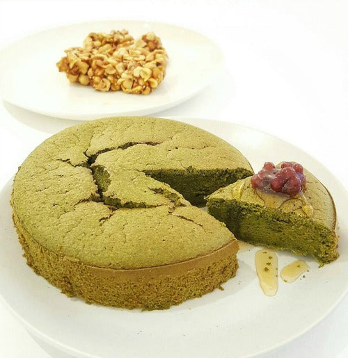 Matcha Green Tea Cake. It's fluffy, moist, and light cake recipe. Delicious and rich with matcha flavour