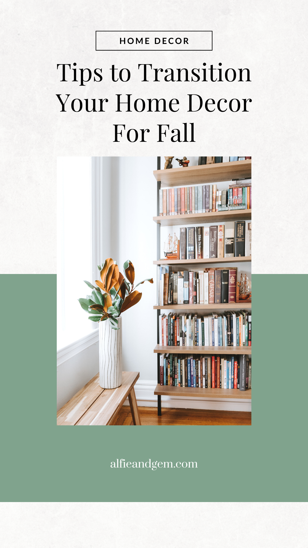 Fall home decor tips