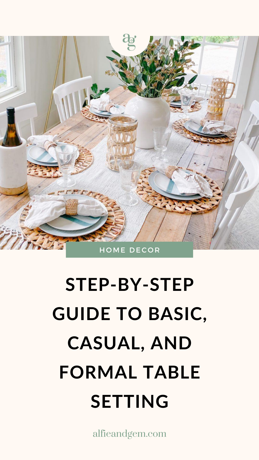 Basic Table Setting Guide
