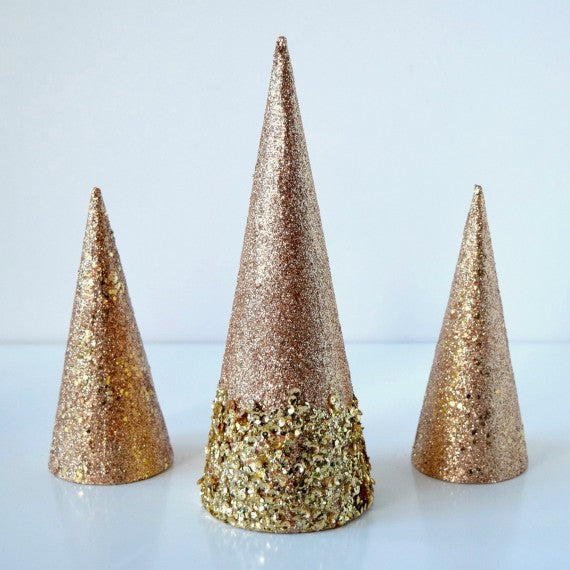 Glitter Christmas Cone