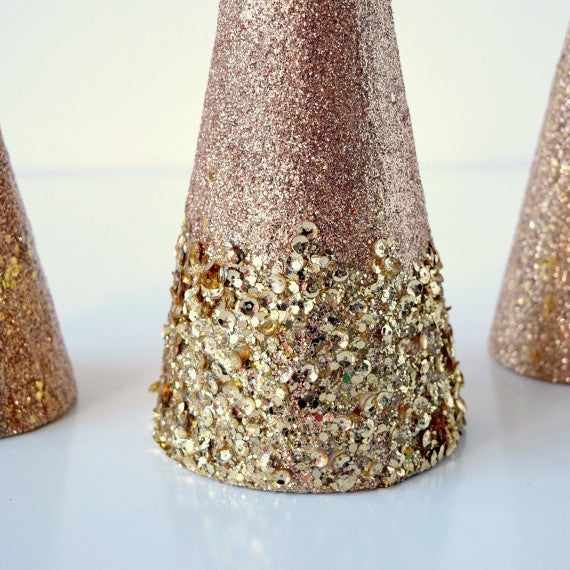 Glitter Christmas Cone