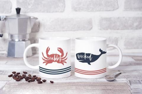 Nantucket Mugs PaperFinch Design