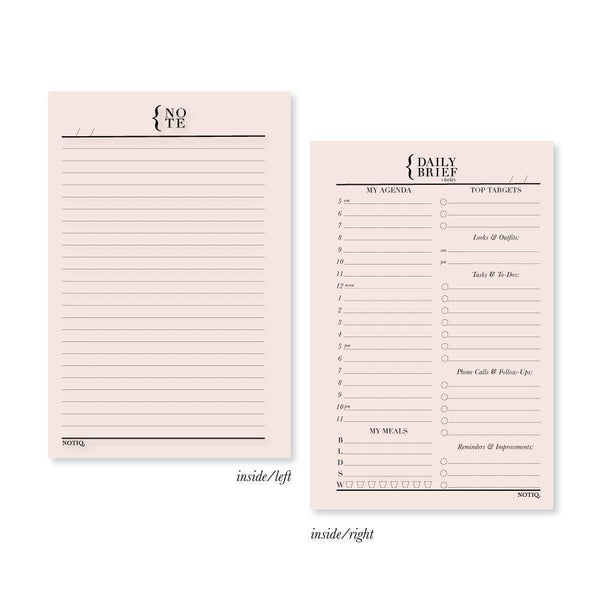  Pocket Size Notes Pages Planner Insert, Sized and Punched for  Pocket Notebook (3.25 x 4.75) : Office Products