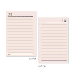 Croco RINGLESS Zip Folio Agenda Cover