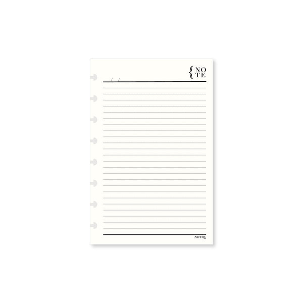  Pocket Size Notes Pages Planner Insert, Sized and Punched for  Pocket Notebook (3.25 x 4.75) : Office Products