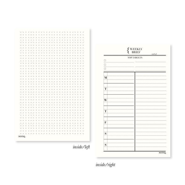 A5 Ring Agenda Daily Calendar and Planning Insert Bundle by Erin Condren