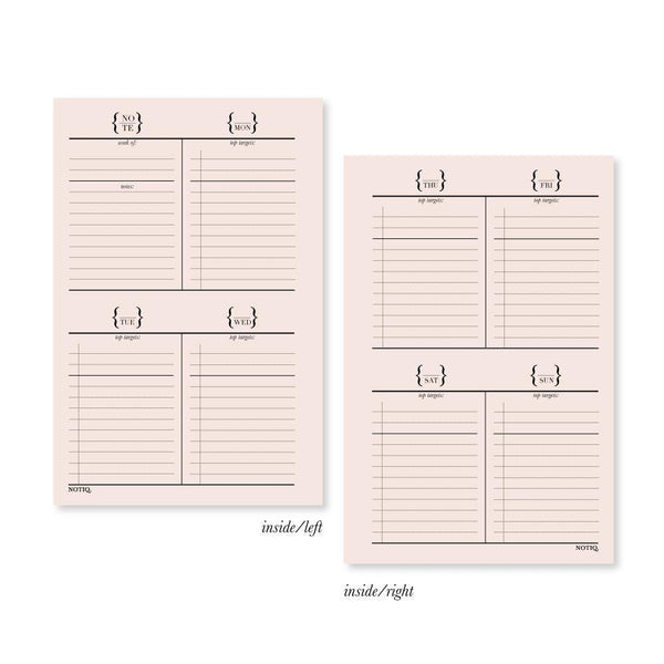 Planner Inserts, 2024 Monthly Brief Calendar Planner Inserts