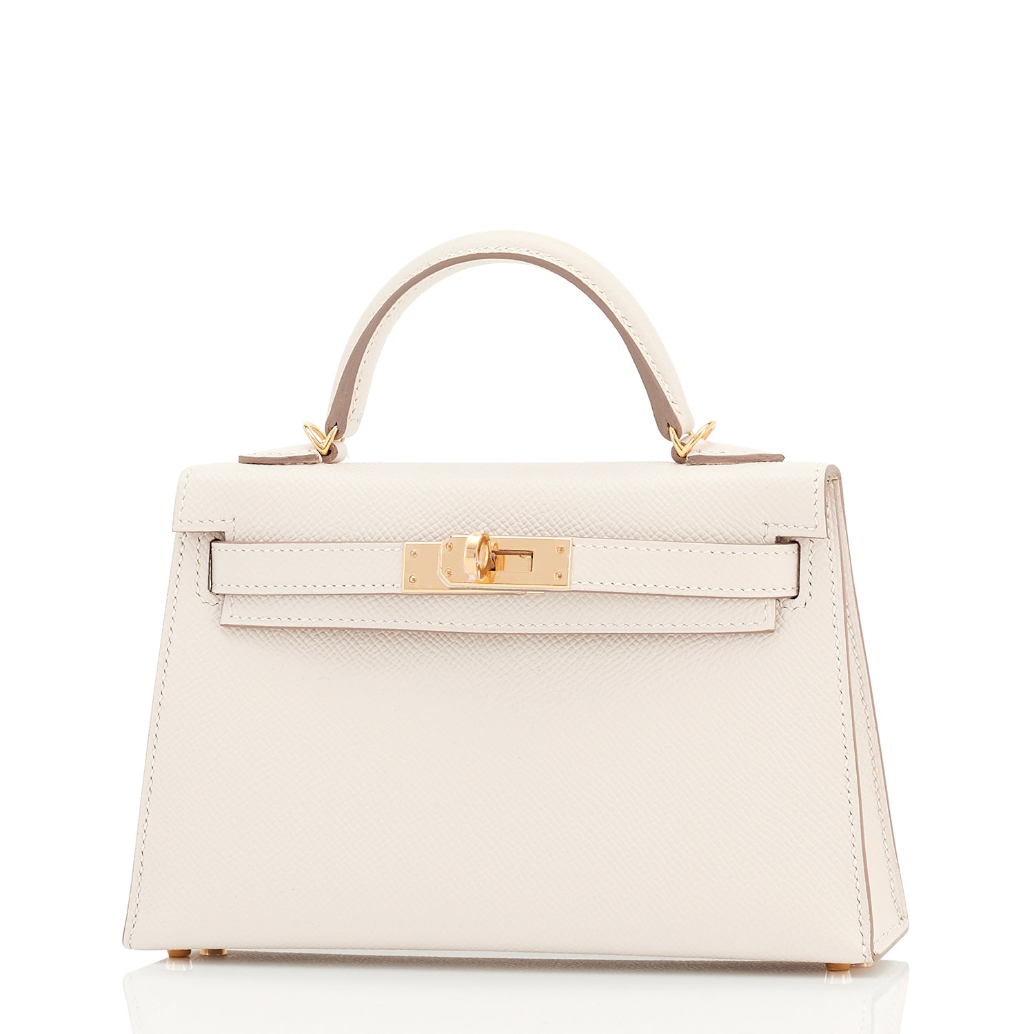Hermès Mini Kelly 20 II in HSS Etoupe Craei Veau Epsom with Brushed Gold  Hardware - Bags - Kabinet Privé