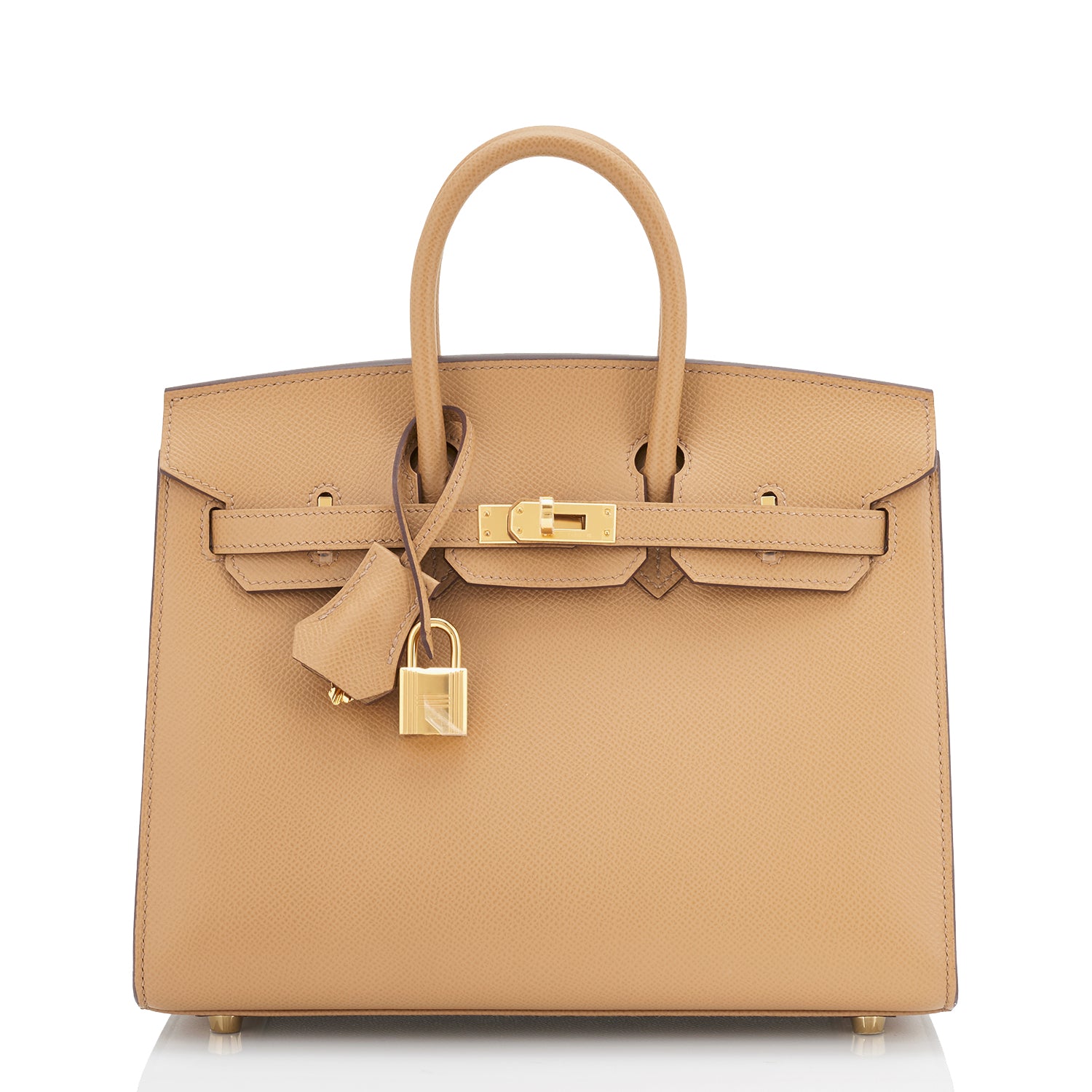 Hermes Birkin 25cm Sellier Nata Off White Cream Gold Hardware U Stamp, -  Chicjoy