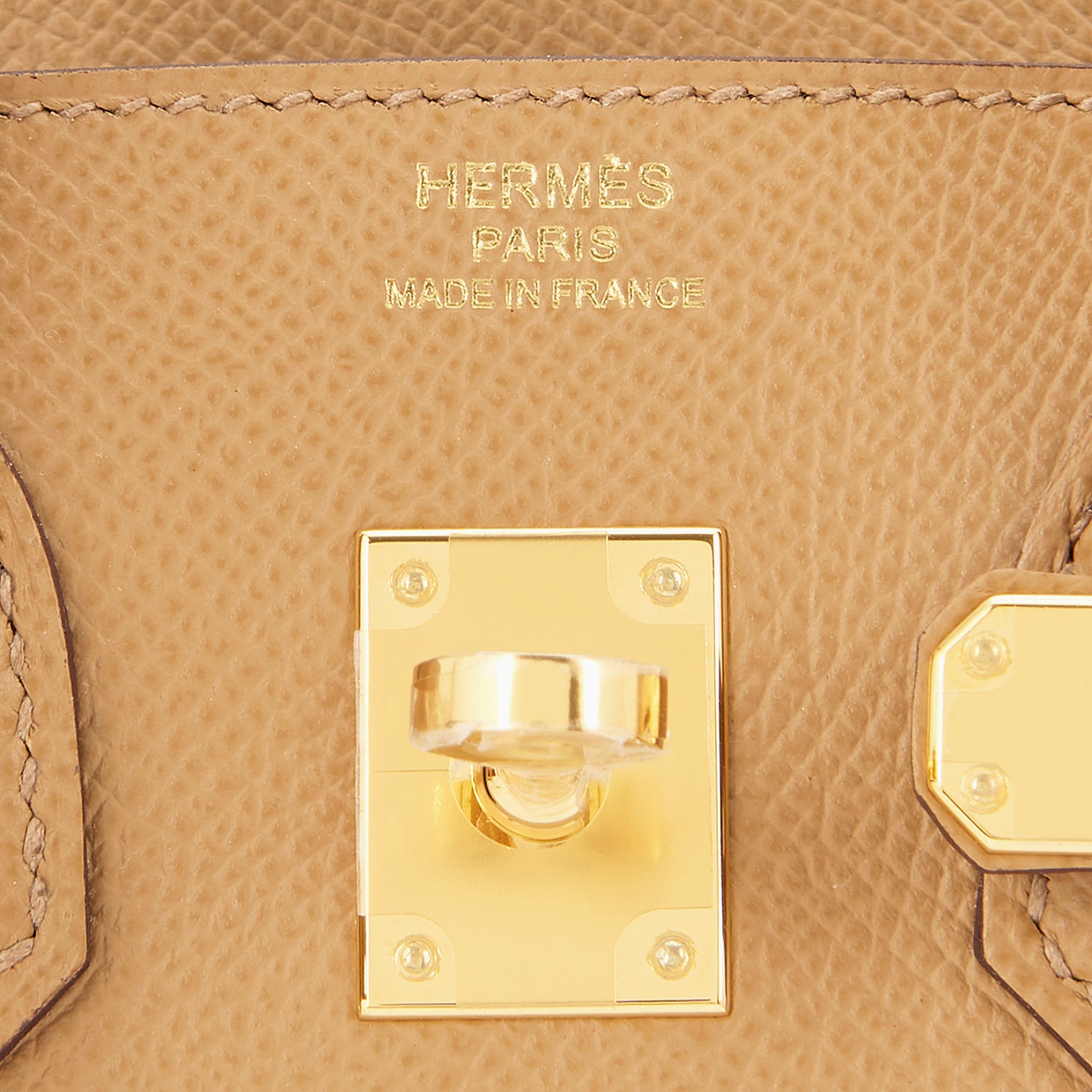 Hermes Birkin 25 Sellier Gold Epsom Palladium Hardware - Vendome