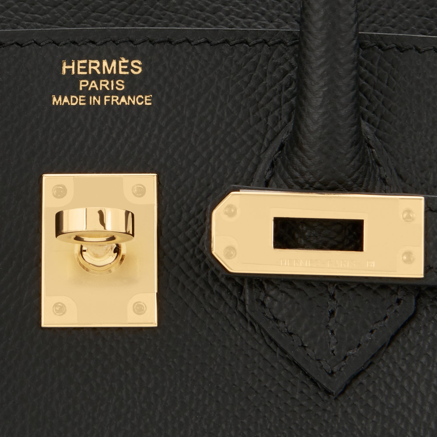 Hermès Birkin 25cm Veau Clemence 81 Gris Tourterelle Gold Hardware
