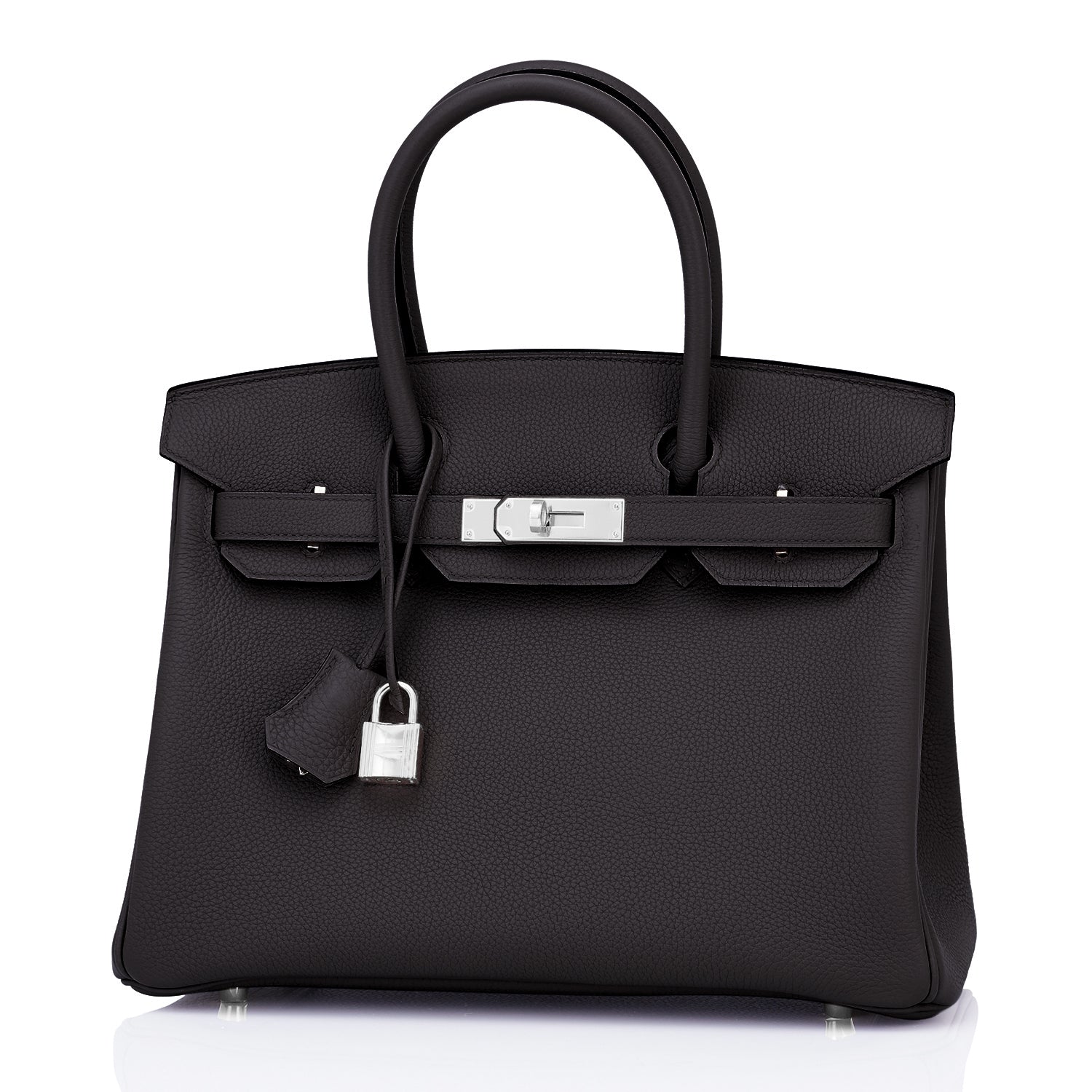 Hermes Gris Mouette Birkin 25cm Togo Palladium Hardware - Chicjoy