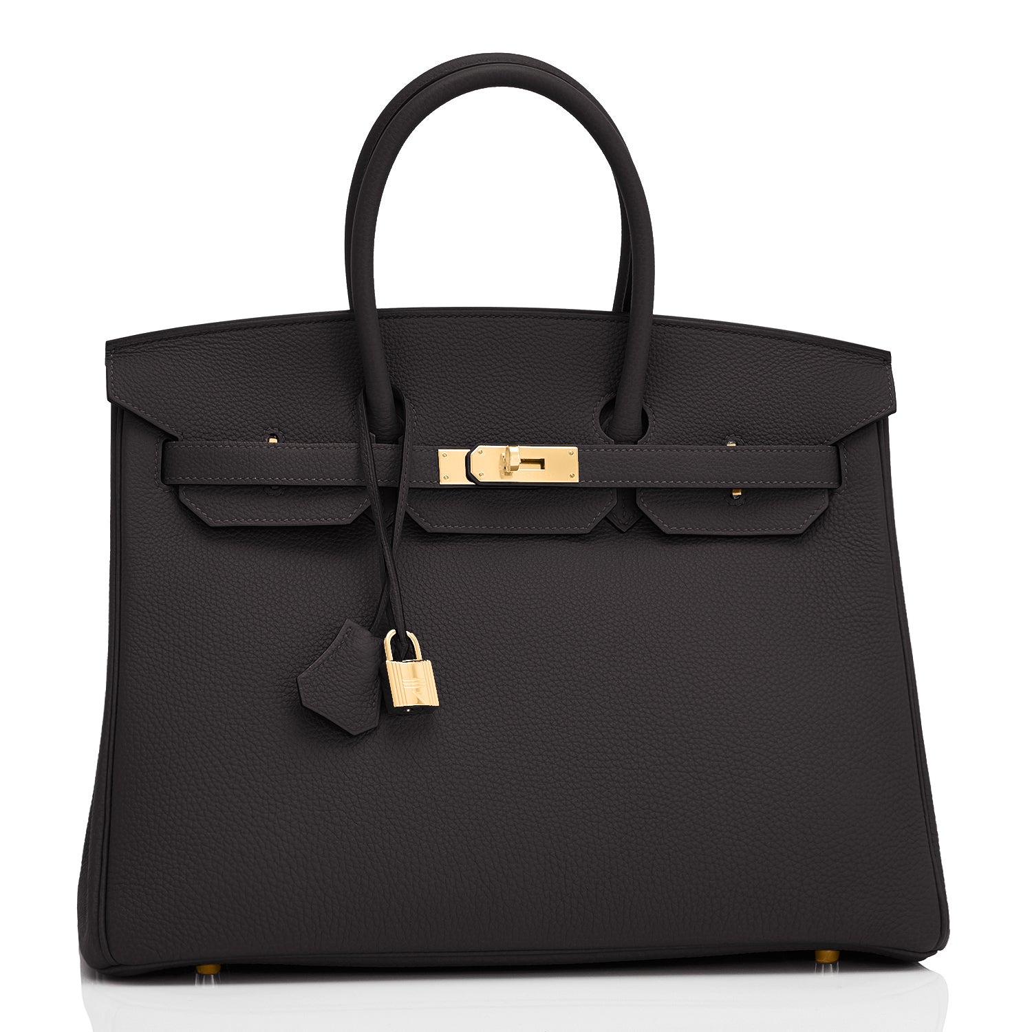 Hermes Black Birkin 30cm Togo Gold Hardware - Chicjoy