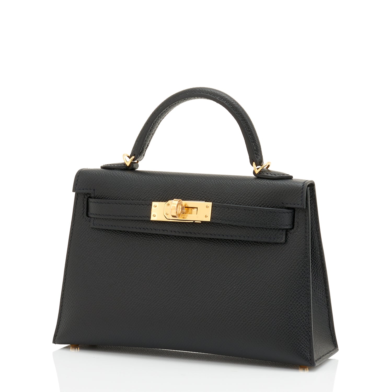 Hermes Vert Amande Mini Kelly 20cm Epsom, Z Stamp, 2021 - Chicjoy