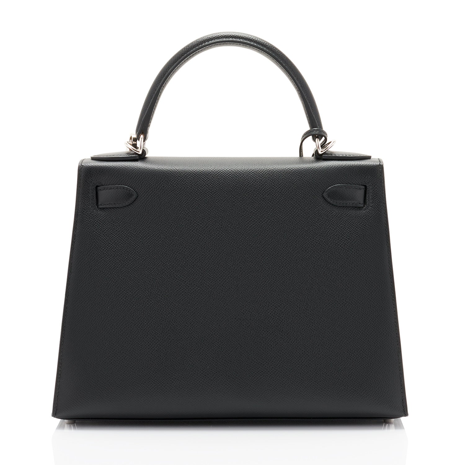 Hermes Kelly 28cm Black Epsom Sellier Palladium Hardware Shoulder Bag ...