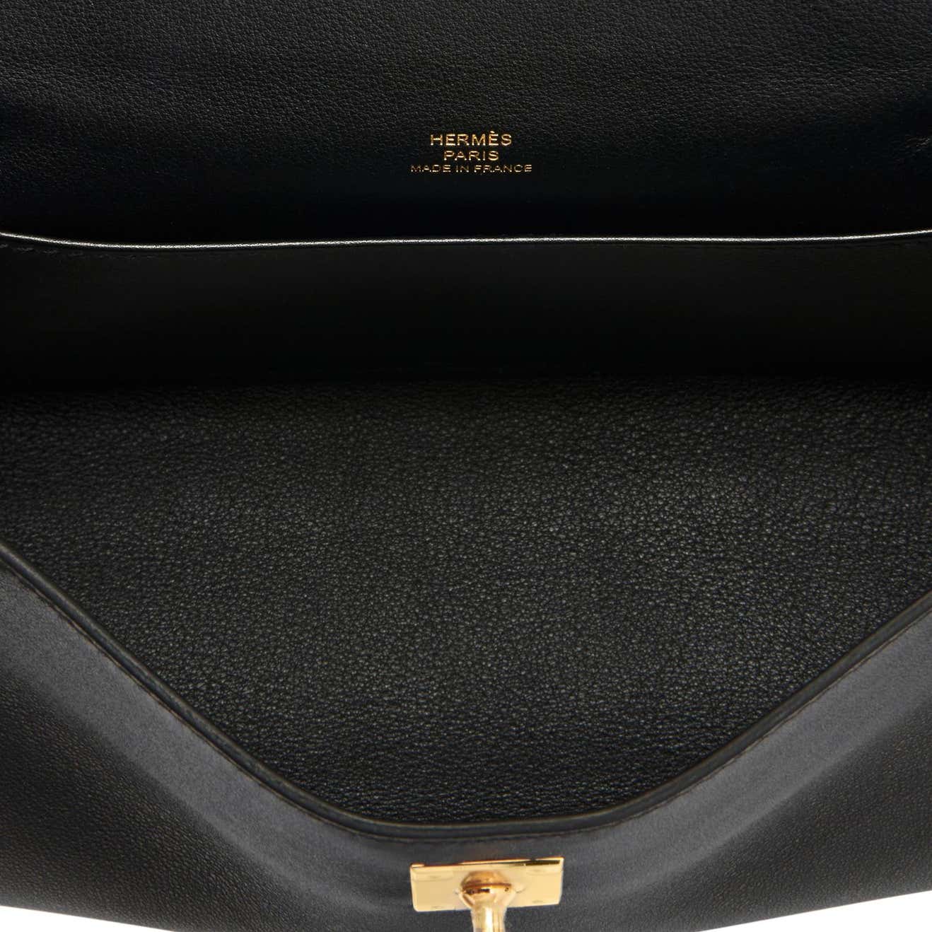 Hermès Kelly Cut Clutch Bag Blue Sapphire - Epsom Leather PHW