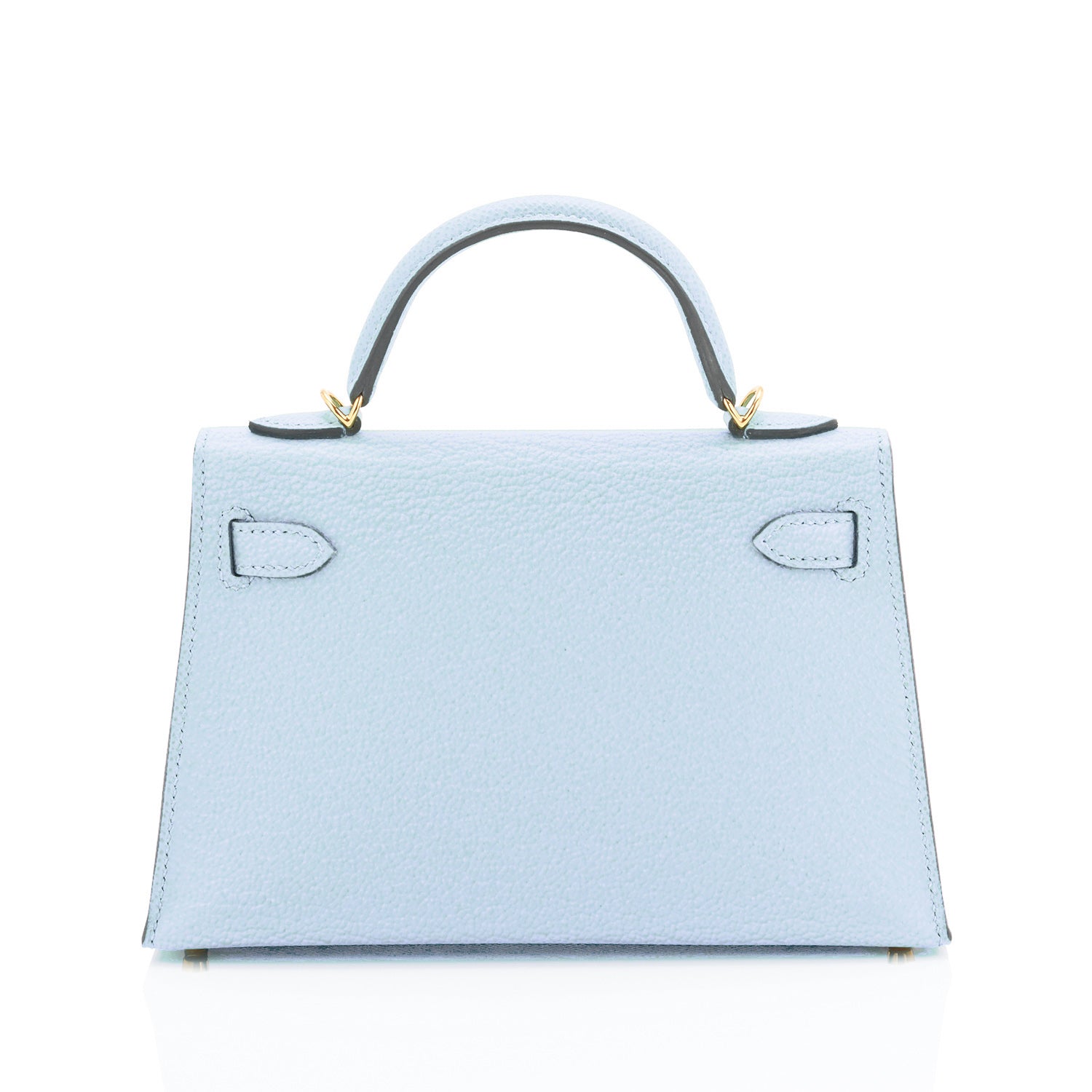 Hermes Blue Brume Kelly 20 cm Chevre Gold Hardware U Stamp, 2022 - Chicjoy