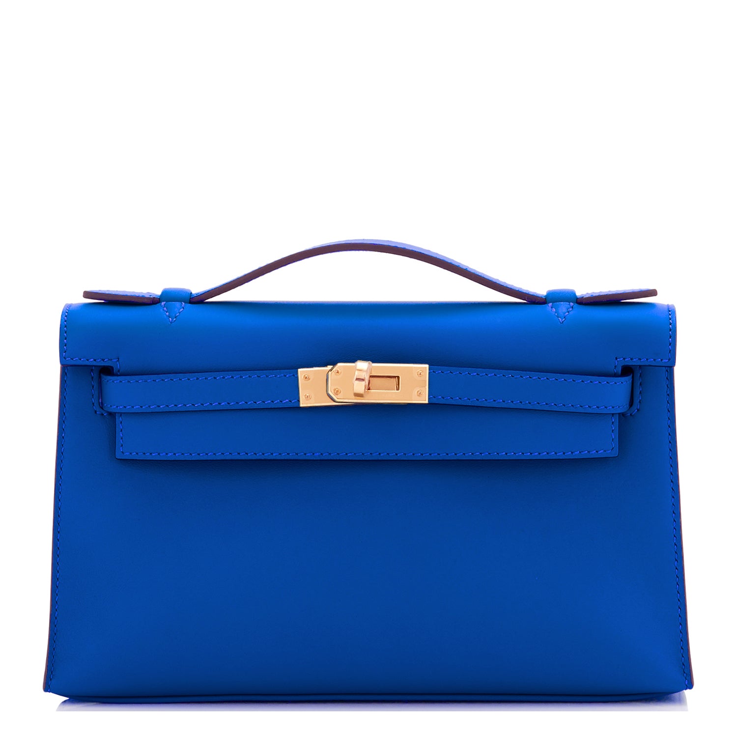 SOLD - Hermes Kelly Midnight Blue / Navy Leather 32 - Gold Hardware