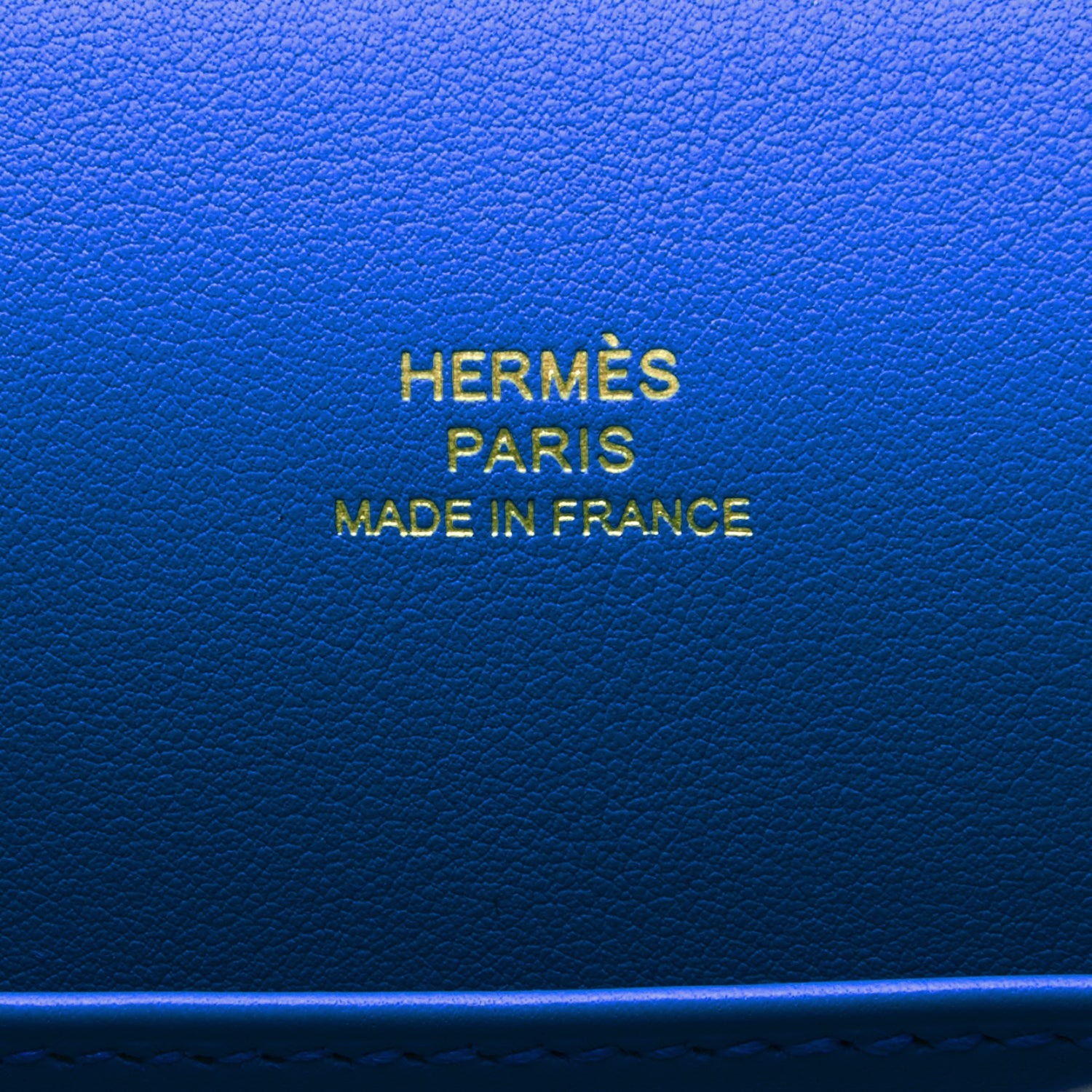 Hermes Mini Kelly 20cm Blue France VIP Epsom Sellier Bag, Z Stamp, 2021 at  1stDibs