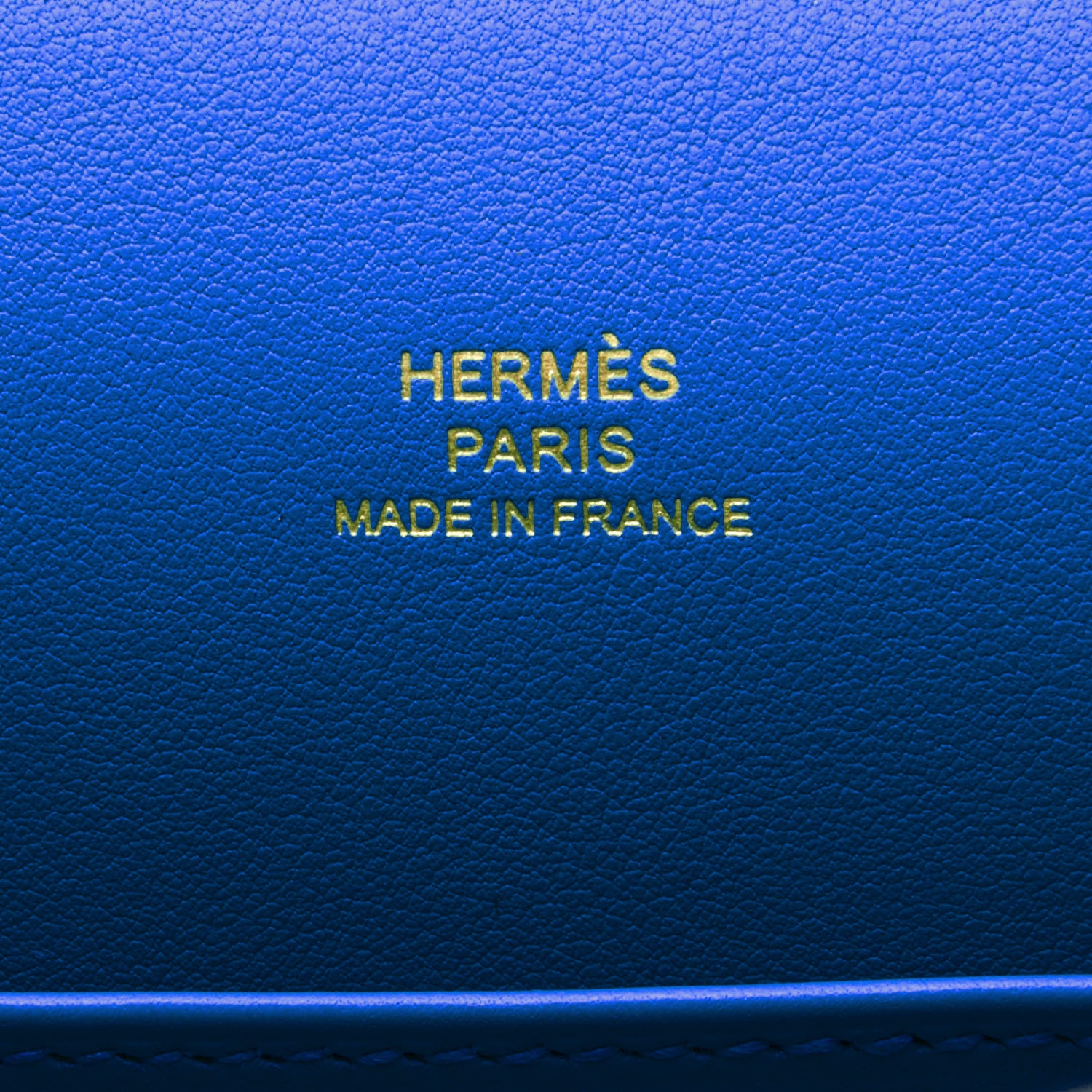 Hermes Mini Kelly 20cm Blue Brume VIP Gold Shoulder Bag, U Stamp 2022
