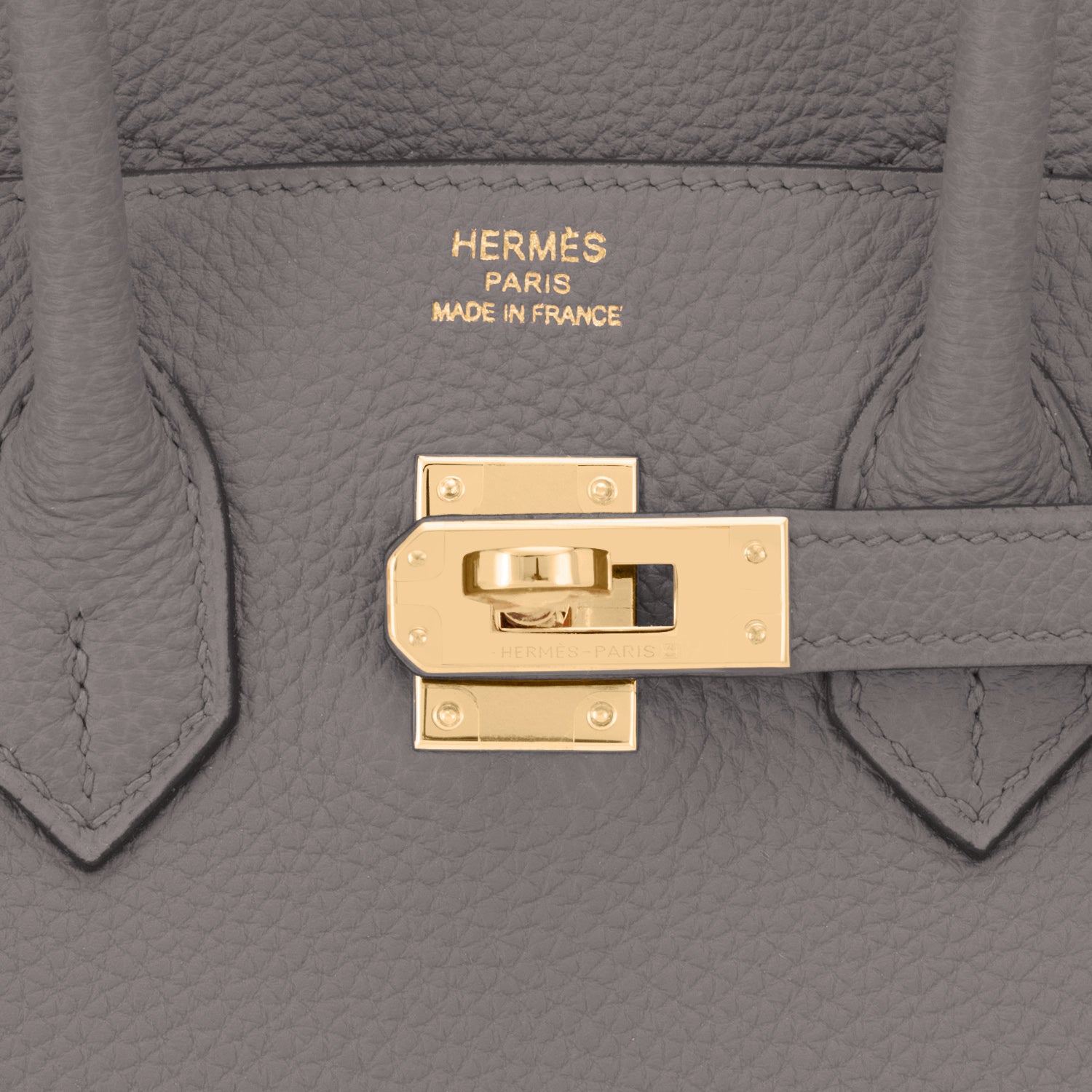 Hermès birkin bag 30 TOGO CABLE Silvery Grey Leather ref.388357 - Joli  Closet