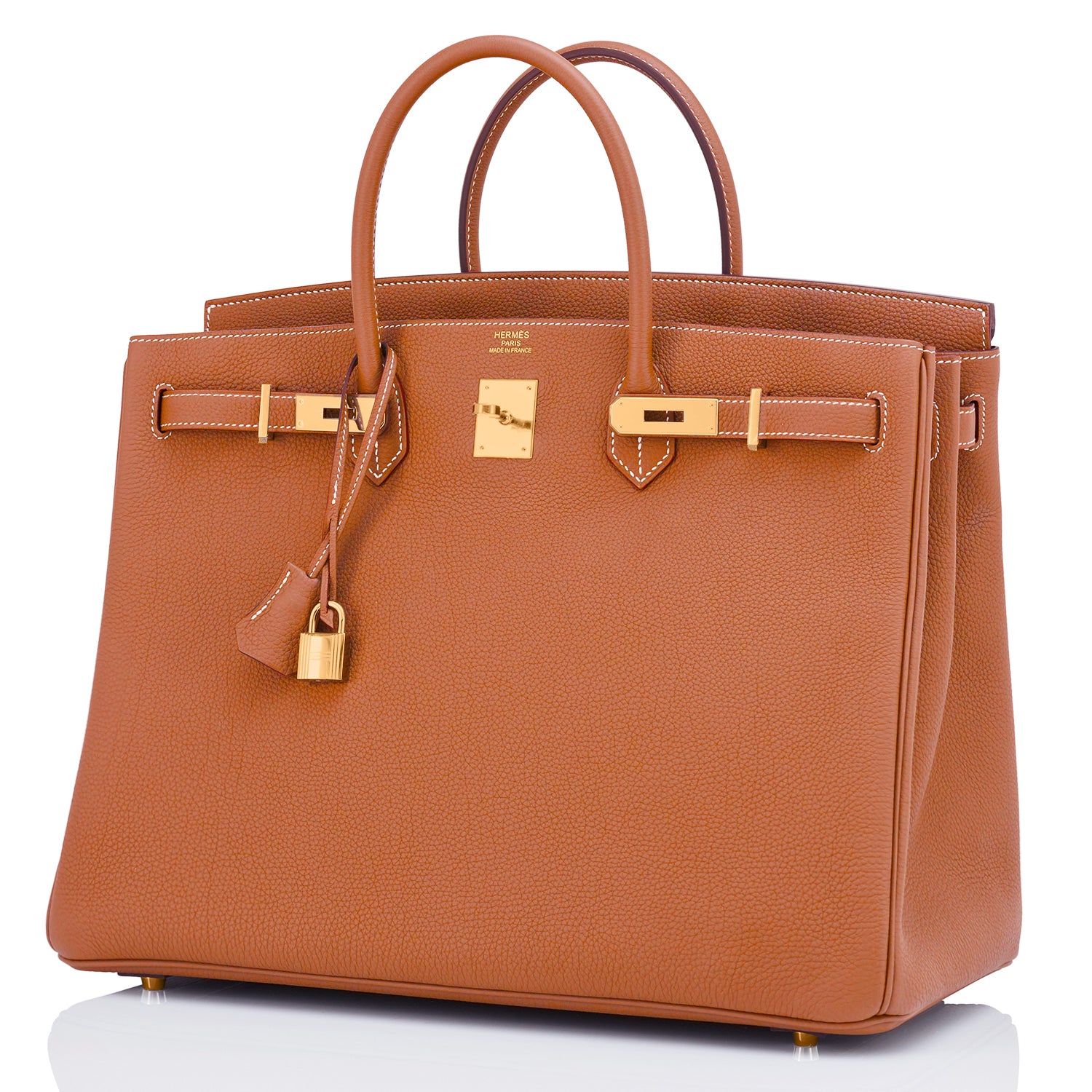 Hermes Birkin 30 Chocolate Togo M Stamp Gold Hardware - The Attic Place